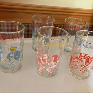 Vintage Archie 1973 Glass Tumbler Set - Multicolor